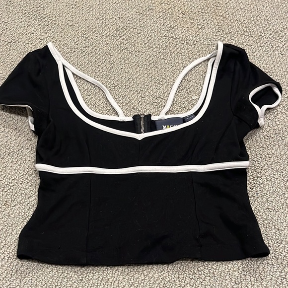 Anthropologie cute maeve sweetheart cutout top - Picture 5 of 7